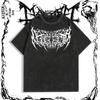 Pánské tričko s potiskem Unisex Bavlněné Oversized Tričko Krátký rukáv Vintage Streetwear Ležérní Tričko Top