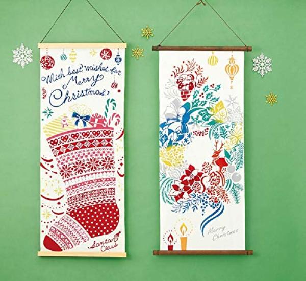 Miyamoto Towel Merry Christmas Tenugui 36 x Dyed Tenugui (Tenugui) 90cm, (50101)