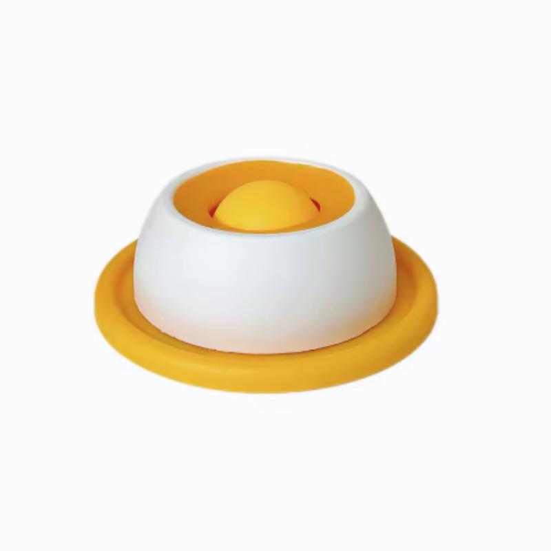 

New Interactive Dog Toys Slow Feeder Food Dispenser Lick Chew Toy for Puppy Training And Cat Feeding Enrichment Accessory жёлтый