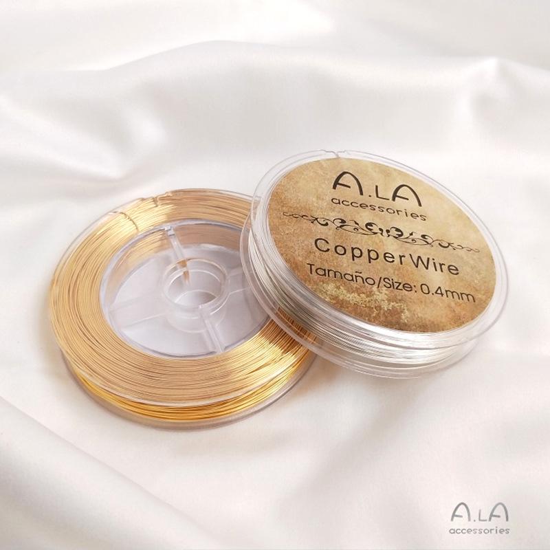 14K Gold-Filled Soft Copper Wire for DIY Jewelry Making