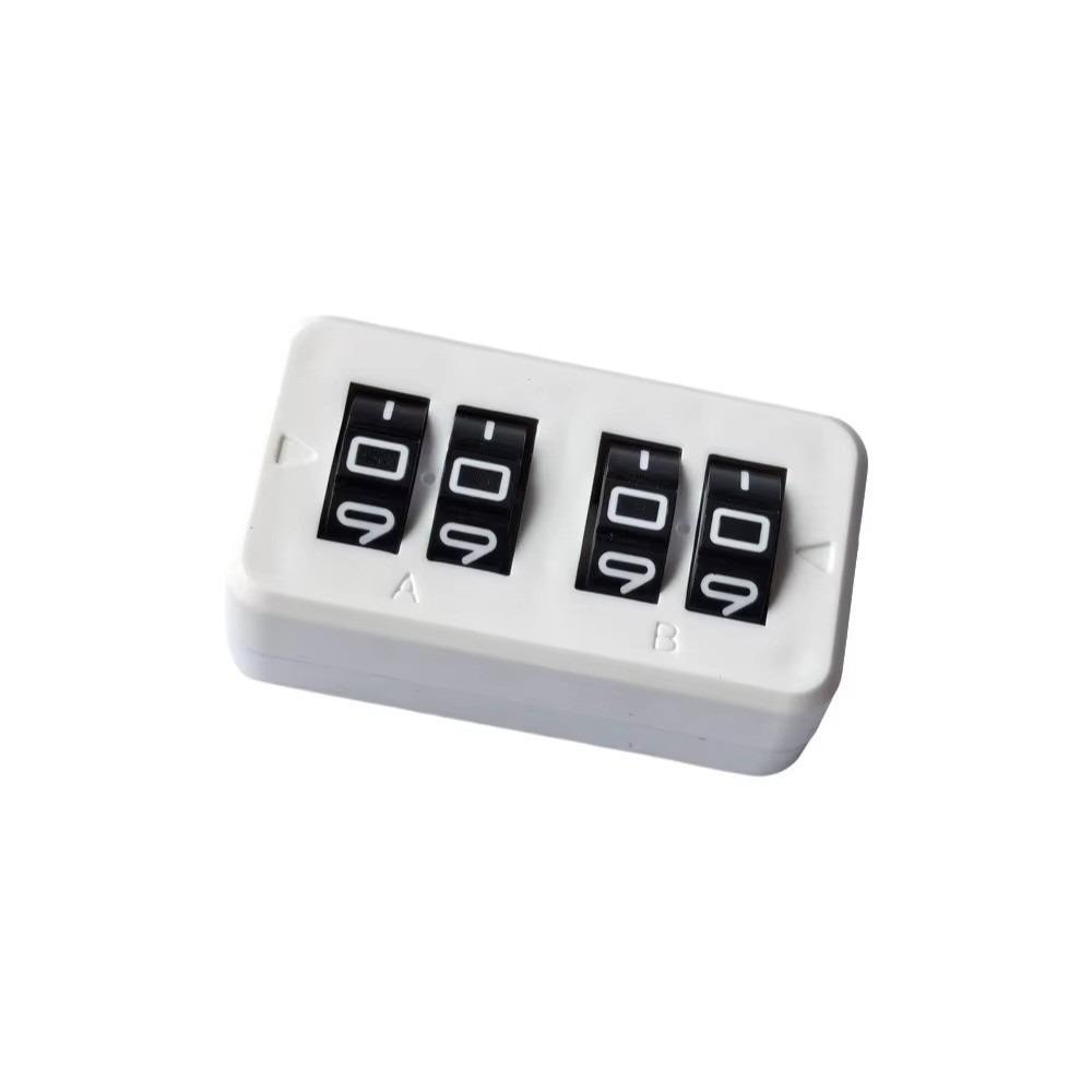 4 Digit Display Board Game Score Tracker Flexible Adjustable Rotating Number Dials Wheel Scorekeeper Date-Time Display 1