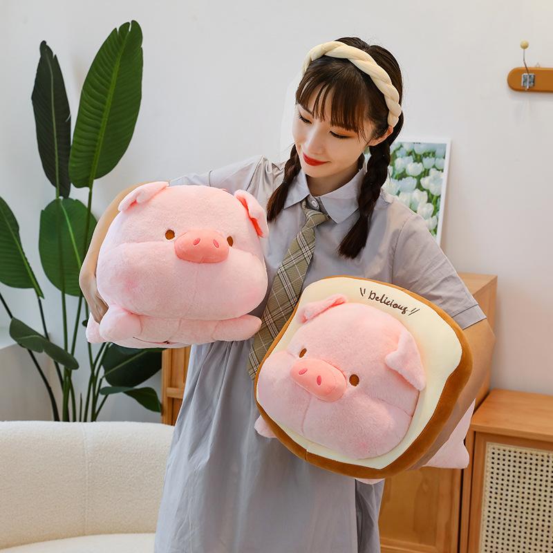 Cute Pig Doll Plush Toy Lying Pig Doll Sleeping Pillow Girl Children Doll