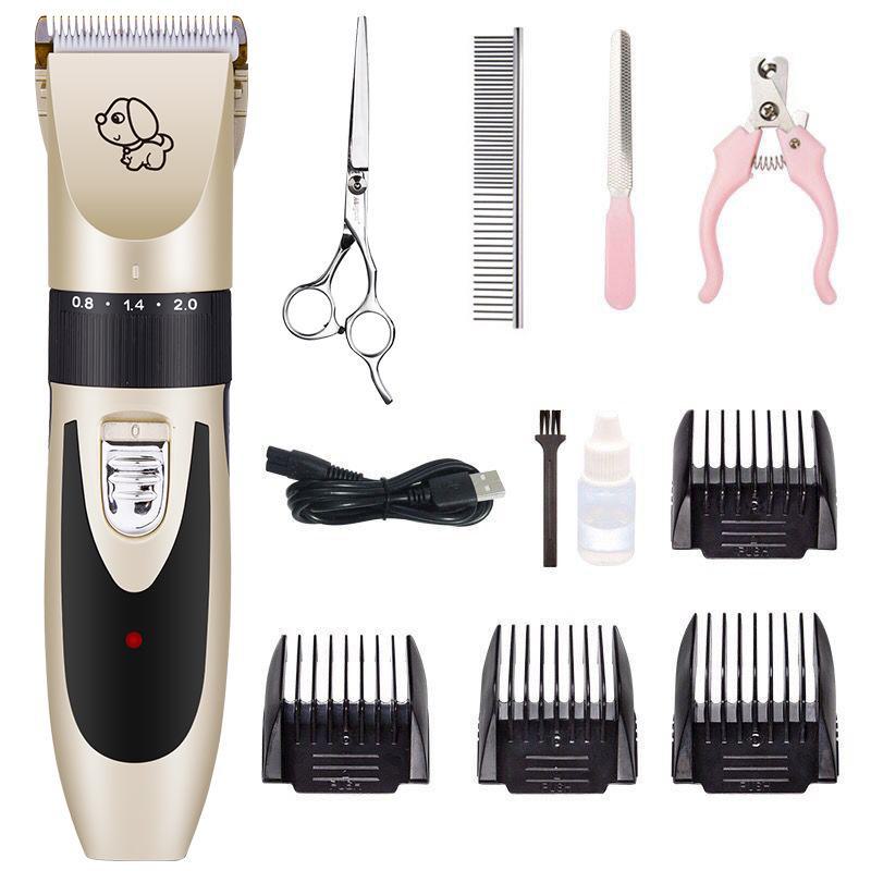 Professional Pet Electric Clippers for Dogs & Cats - Grooming Shaver for Teddy, Golden Retrievers & Large Breeds