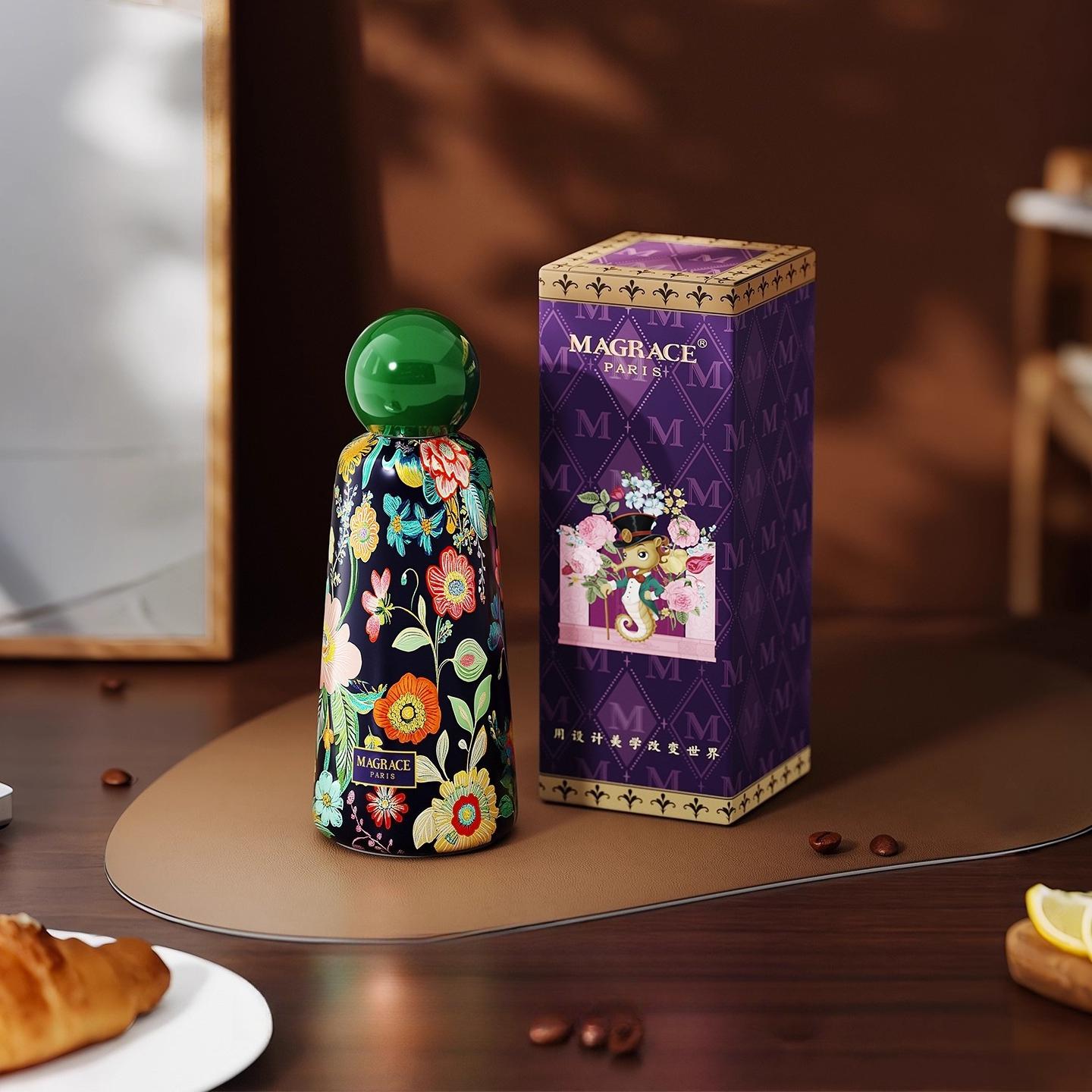 

1 шт. Термокружка Высококачественная чашка для воды Сопровождающая кофейная термокружка Маленькая и портативная Новое украшение для дома 401-500ml