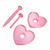 Supporto Porta Gomitoli per Lavorare a Maglia e all'Uncinetto Porta Gomitoli a Forma di Cuore Filatore Previene l'Aggrovigliamento Rosa