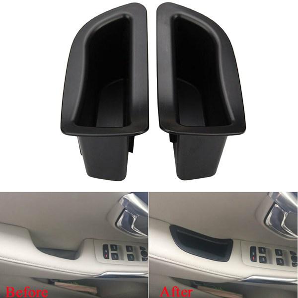 Volvo V40 Black ABS Door Armrest Storage Box (1 Pair)
