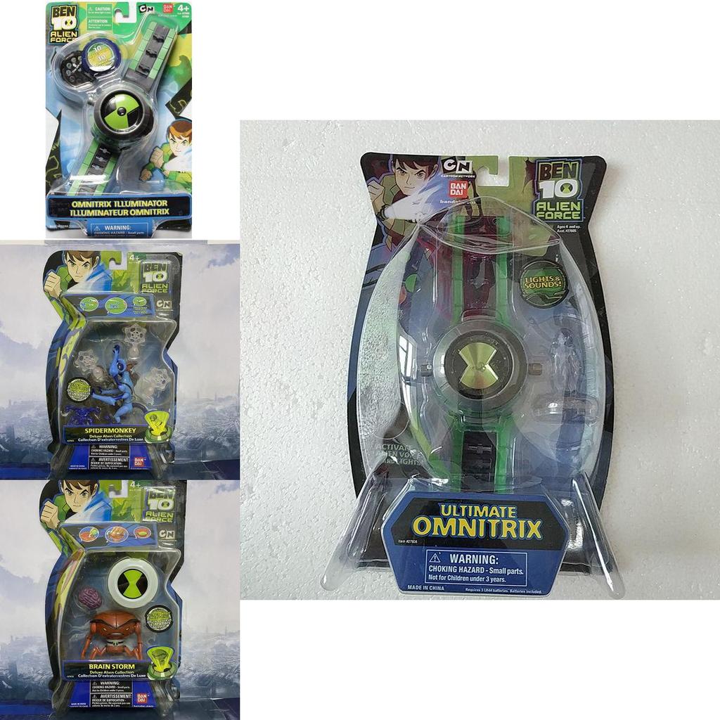 Ben10 Omnitrix Projekční hodinky Vysoká kvalita Dětská hračka s nastavitelným páskem a otočnou funkcí