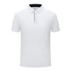 High Elastic Dipper Lapel Short-Sleeved T-Shirt Men'S Summer New Brocade Ammonia Skin-Friendly Ice Silk Polo Shirt