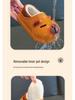Capybara Kids' Winter Cartoon Cotton Slippers: Soft, Non-slip Indoor Shoes for Boys with Funny Step-on Design