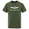 Aeroflot Aviazione Russa Pilota Aerospaziale Aviatore TShirt Estiva Cotone Punk Rock Moda Top Girocollo Elegante Maglietta da Uomo