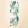 New Summer European And American Style Leopard Print Beach Vacation Chiffon Tie-Dye Lace-Up Beach Wrap Skirt