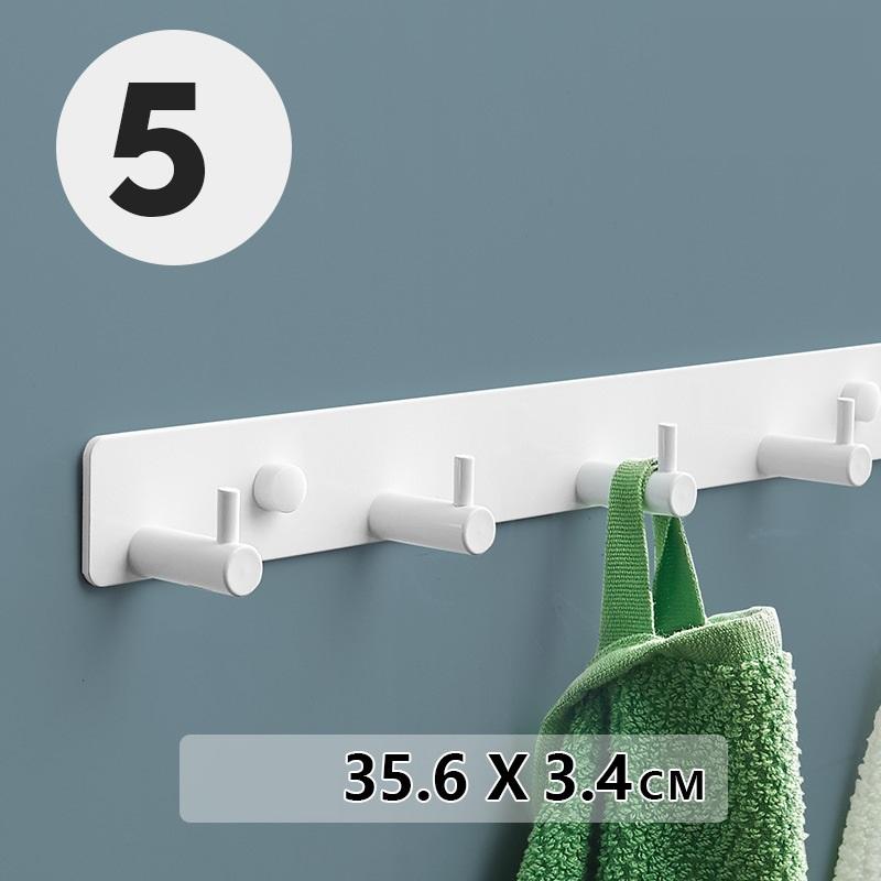 Aluminum Alloy Wall Hooks, Available in Adhesive and Drill-Free Installation Options