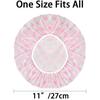 4 Pieces Reusable Shower Cap Waterproof Elastic Bath Cap Large Shower Caps, Hair Protection For Woman Shower Spa Salon Bathroom Home Use