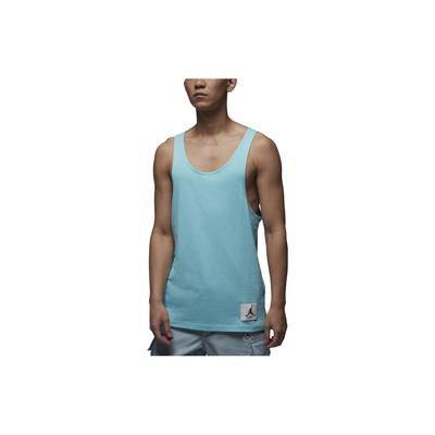 Essentials Solid Color Sports Tank Top Men Tops Light-Blue DX9586-464