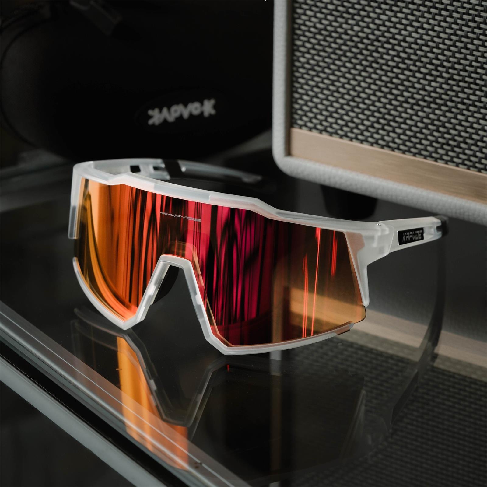 

Велосипедные очки Kapvoe Велосипедные очки для езды на велосипеде На открытом воздухе УФ-защита UV400 Велосипедные солнцезащитные очки Спортивные Встроенная оправа для близоруких Очки для горного велосипеда MTB 1LENS