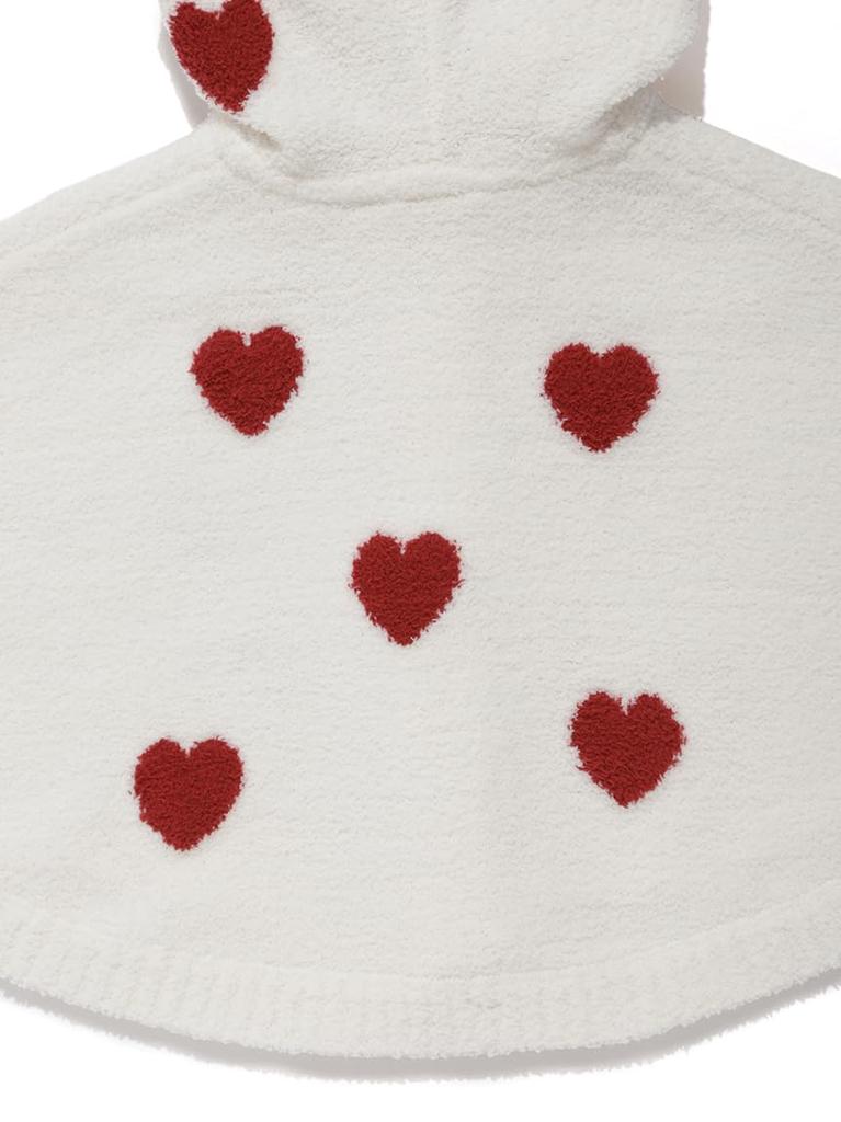 BABY Airy Moco Heart Poncho PBNT254435RED80