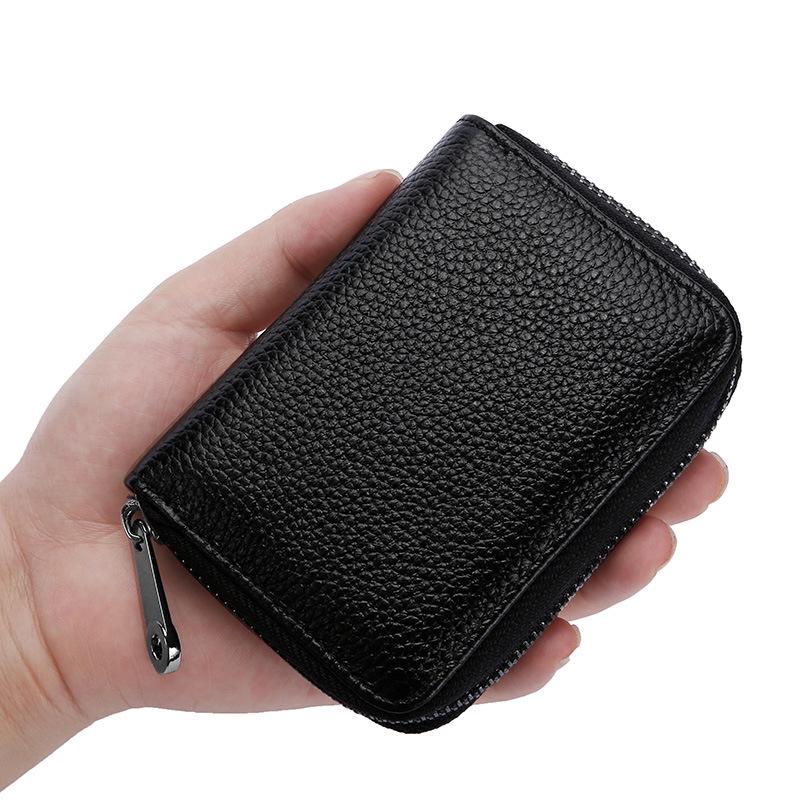 RFID-Blocking Slim Multi-Card Holder Pouch with Large Capacity for Cross-Border Travel & Driver's License