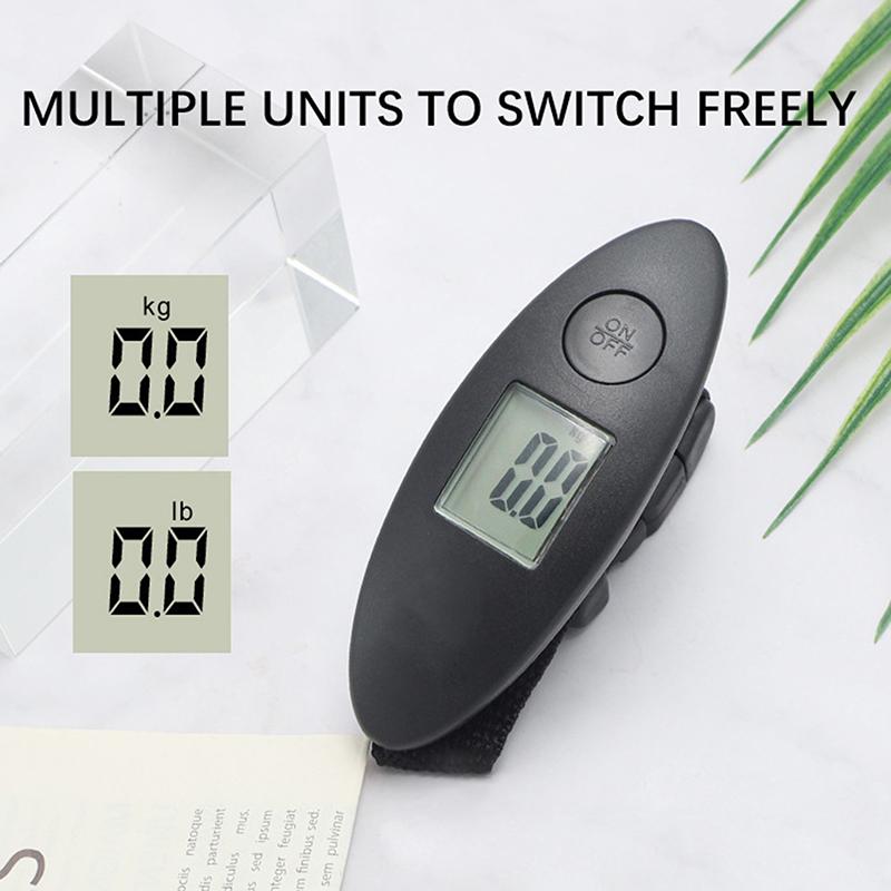 

Точна Портативна Цифрова Підвісна Вага для Багажу Валіза Сумка Перетворення Ваги Подорожі Чорна Портативна Електронна Ручна A2