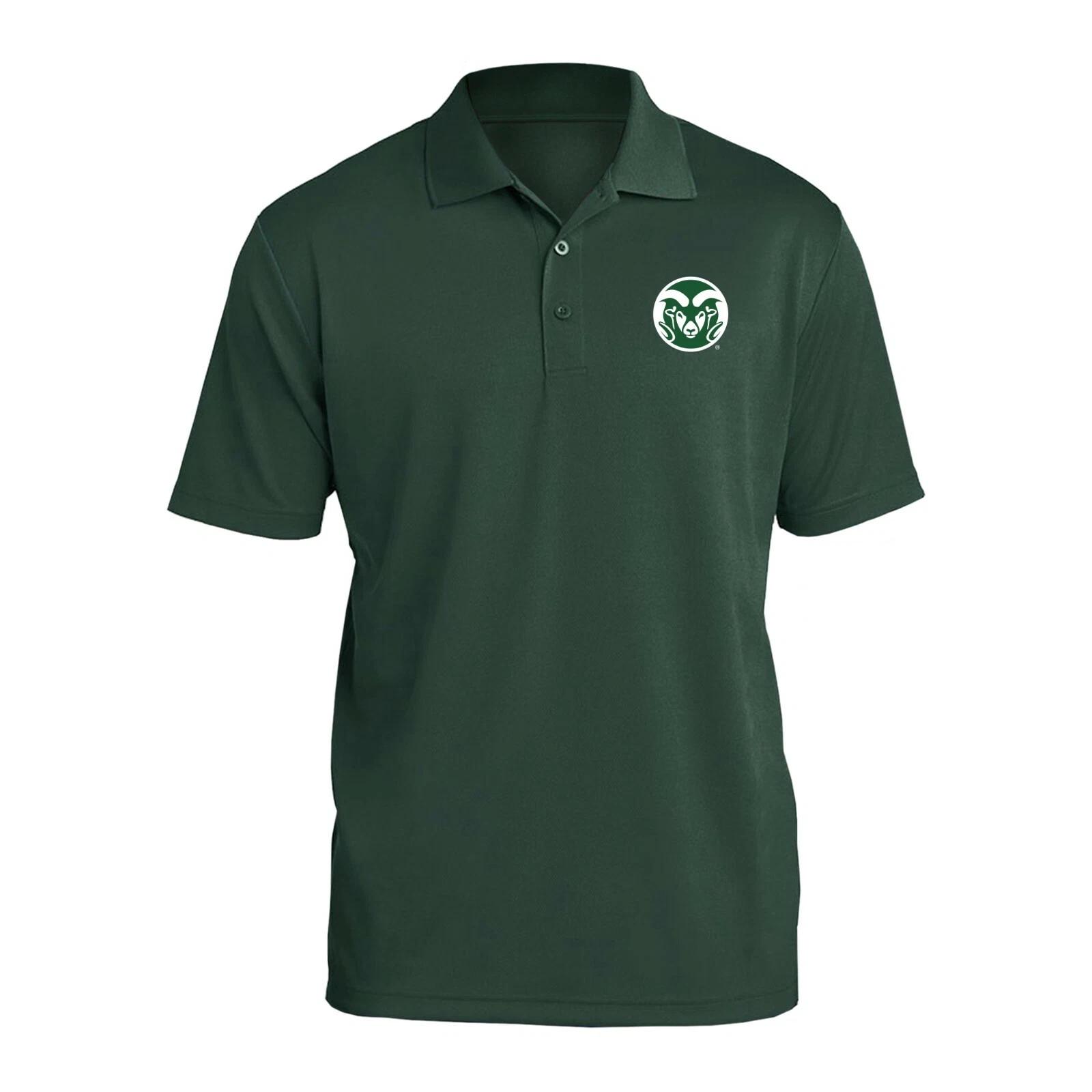 Colorado State Rams Primary Logo LC Polo - Forest S