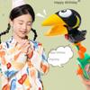 Imitate Electric Talking Parrot Talking Record Recording Talking Toys Cute Talking Crow Toy  Baby