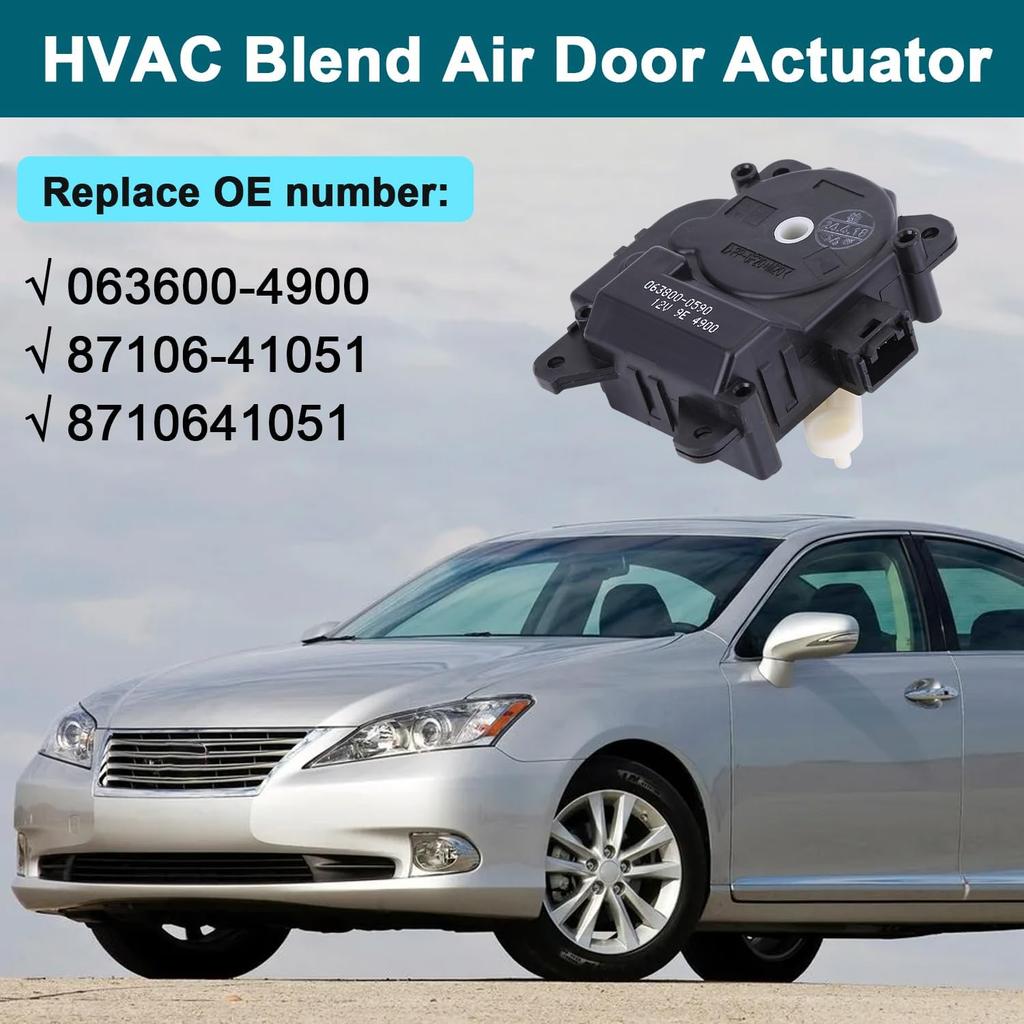 Left Side Wind Door Actuator for 2001-2006 Lexus ES330 ES300, 87106-41051, Climate Control Servo Motor Replacement