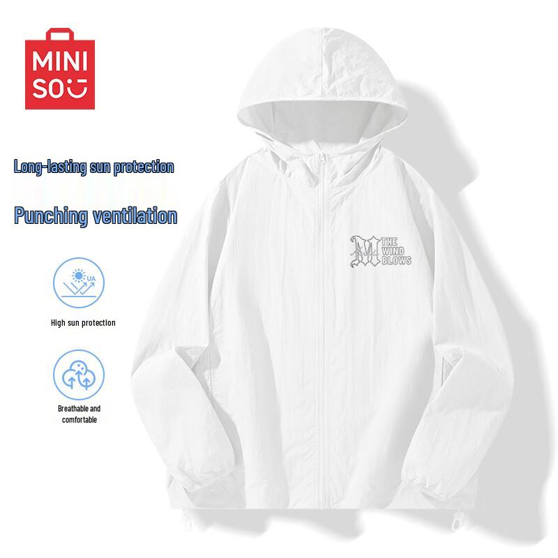 MINISO Men's Hooded Lightweight Sun Protection Jacket