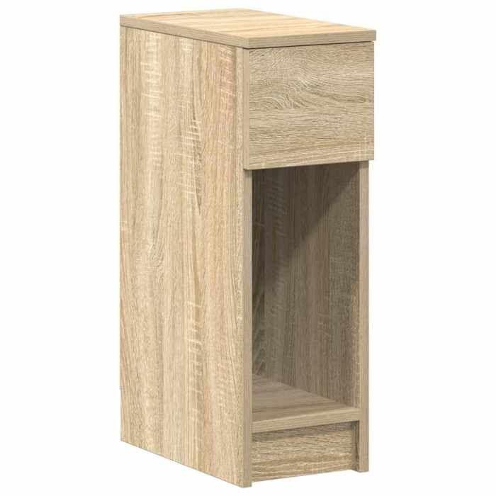 VidaXL Table de chevet avec tiroir chêne sonoma 20x36x60 cm, table d'appoint, armoire de lit, table d'appoint pour la 858699