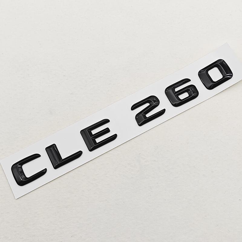 3D ABS Car Letters Logo CLE200 CLE260 Badge Rear Trunk Emblem Decals For Mercedes Benz CLE Class CLE 200 CLE260 Accessories