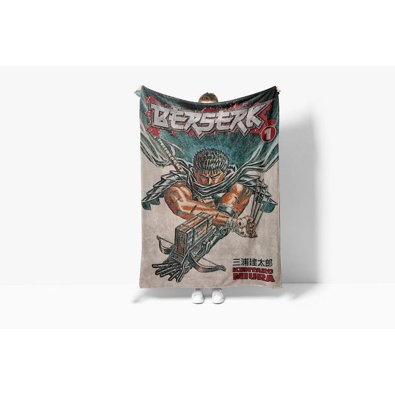 Berserk IV Tapestry Blanket with Woven Blanket 75x100
