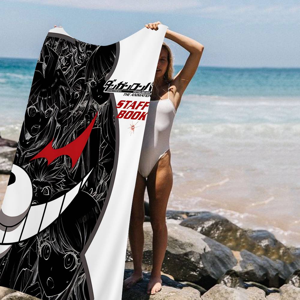 Classic Anime D-Danganronpa Microfiber Beach Towel Absorbent Quick dry Soft Yoga Swimming Resort Mountain Climbing Towel