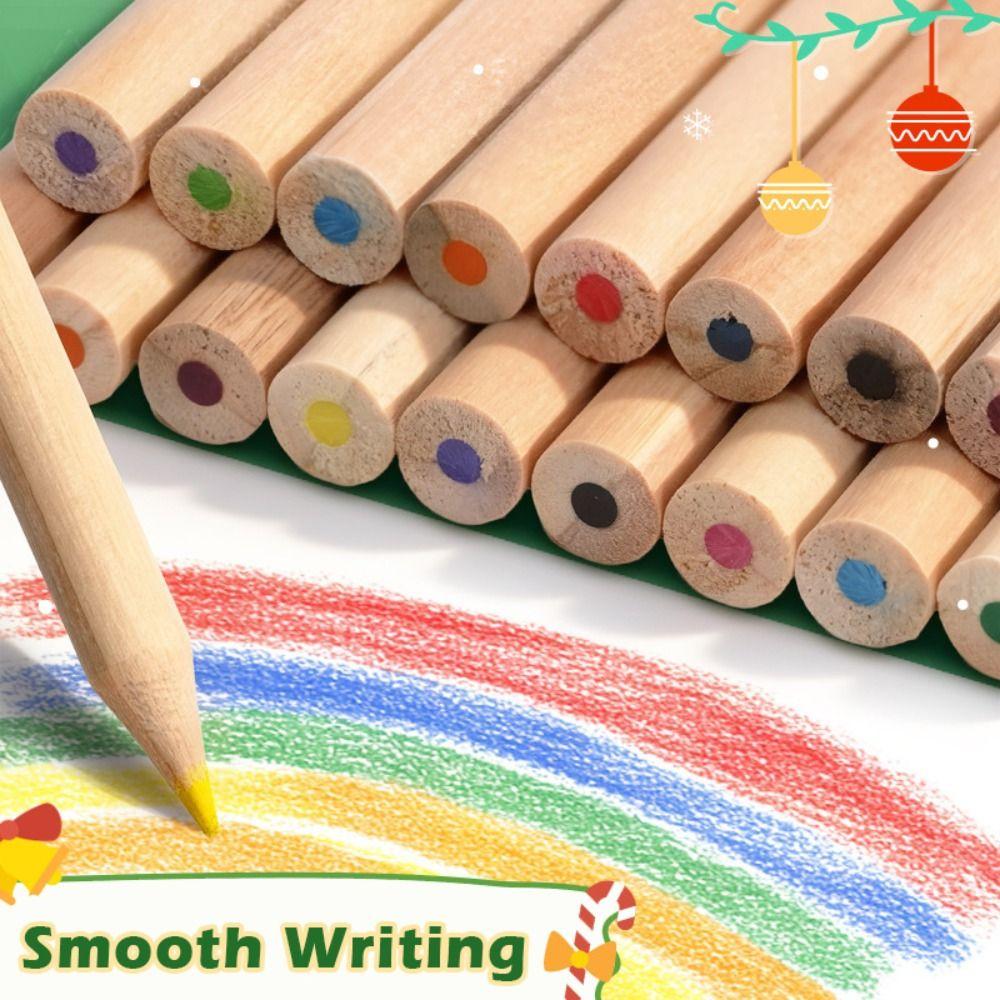 12pcs 12 Colors Drawing Graffiti Pencil with Sharpener Art Painting Pencil  School Office