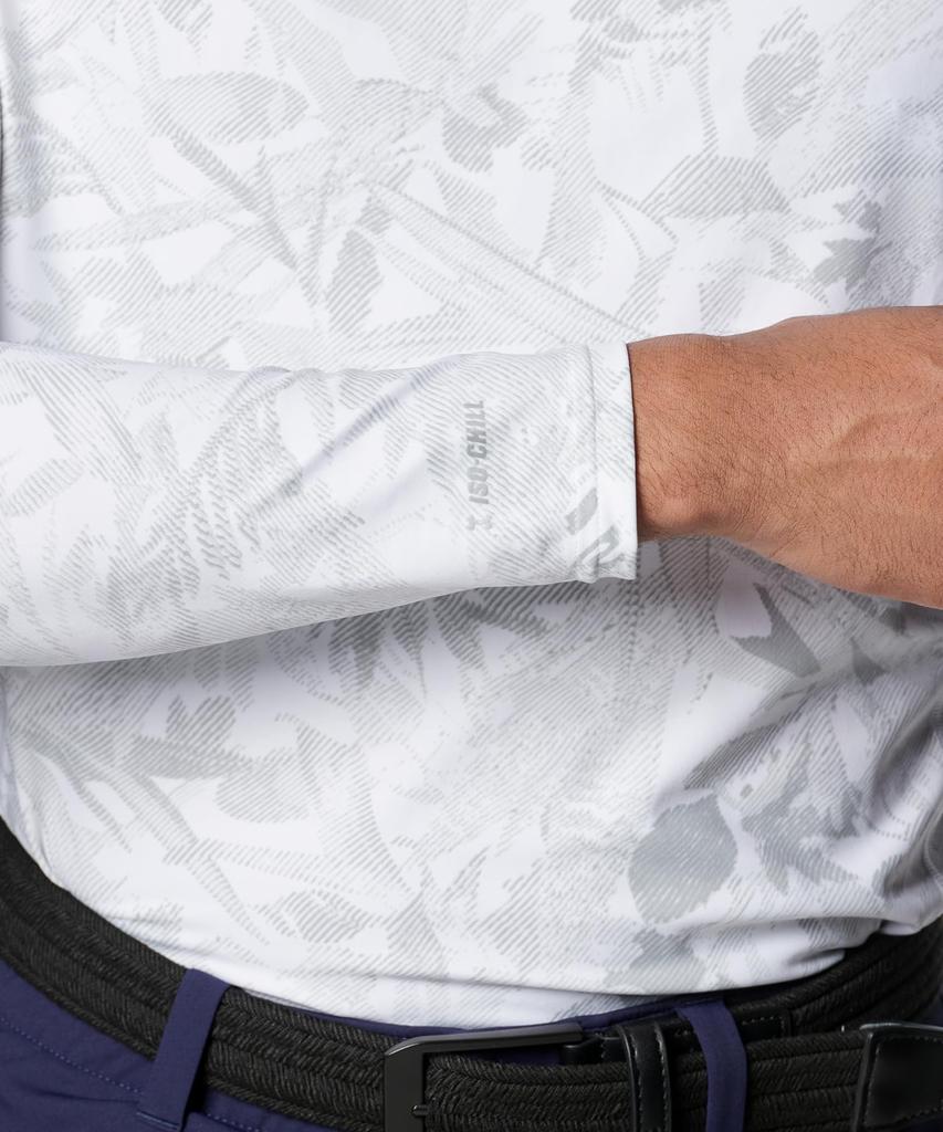 UA Figursydd Långärmad NV Vit Svart LG [Under Armour] Iso-Chill / /