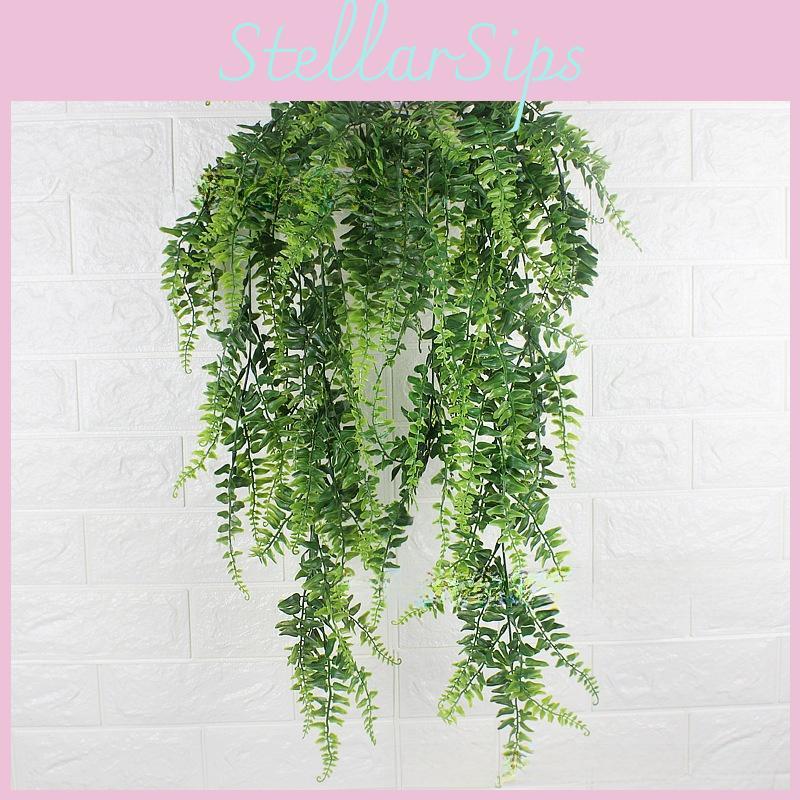 Artificial Green Wall Foliage Withpteridium Latiusculum Plants For Party And Photography Use
