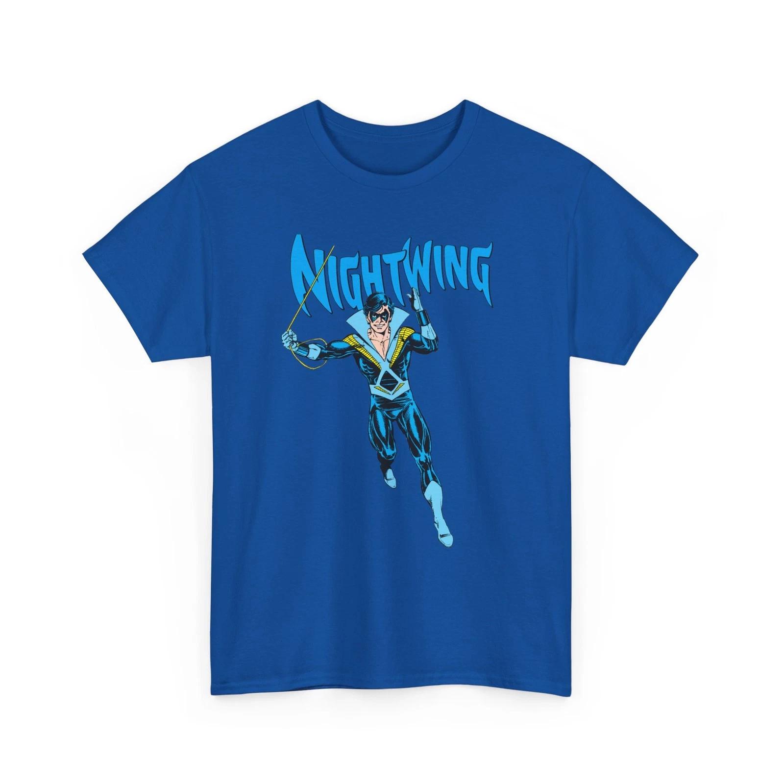 Nightwing T-Shirt DC Comics George Perez Art New Teen Titans Vintage-Style Tee S