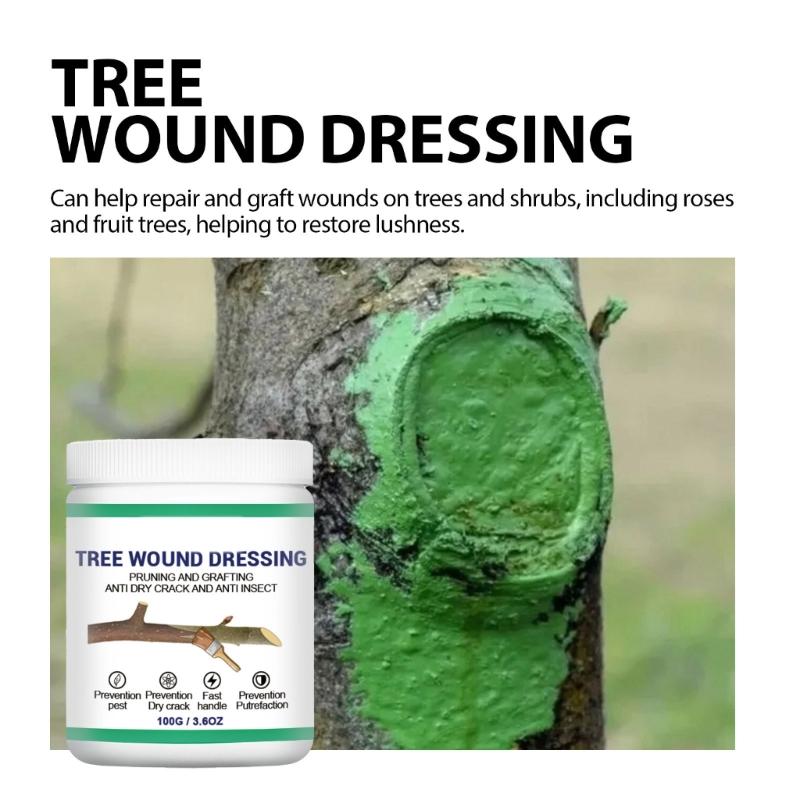 Pruning Wound Sealer Tree Wound Sealant Pruning Sealant for Trees with Brush Garden Tree Wound Sealer Grafting Compound