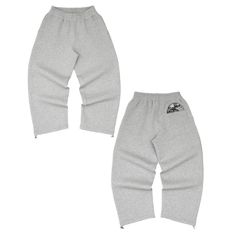 American Street Style CD Print Hoodie and Sweatpants Set - Y2K Inspired