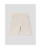 Structure Ecru Denim Shorts Ivory
