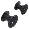 20pcs Mushroom Shaped Hair Curler Household Silicone Women Girls Hair Roller Styling Tool Black