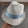 Unisex Foldable Straw Sun Hats Men Women Fashion Summer Sunscreen Beach Hat Retro Jazz Panama Cowboy Fedora Hat  sale