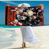 Custom Name Ultra-Soft Beach Towel with My Hero Academia Theme,Ideal for Pool - Camping, Diving - Perfect Travel Essential, Vibrant Beach Towel.