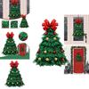 Exquisite Christmas Tree Wreath Farmhouse Ornament For Festive Home Decor