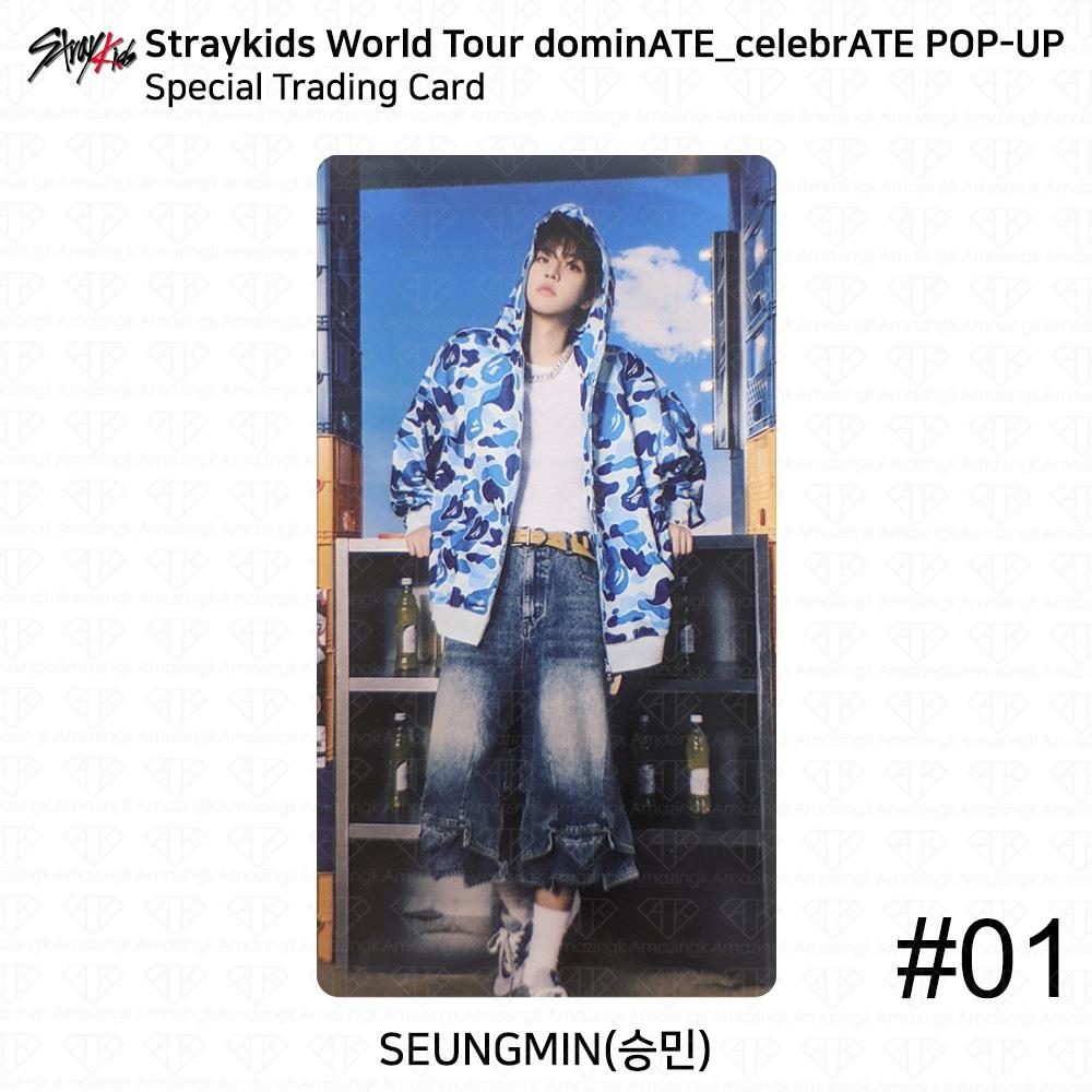 

Stray Kids Мировой тур DominATE CelebrATE POP-UP Специальная торговая карта KPOP K-POP Seungmin #1