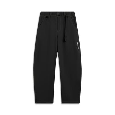 Li Ning Outdoor CF Sportowe Wygodne Daleka Podczerwień Ciepłe Wodoodporne Codzienne Spodnie Damskie Czarne AYKV606-1