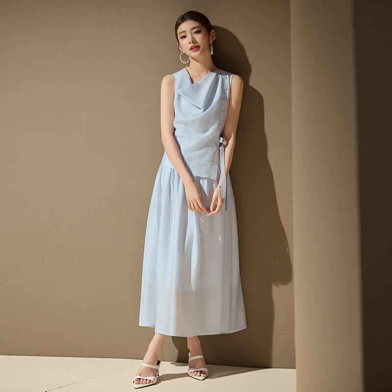 Women s Sleeveless A-Line Dress M