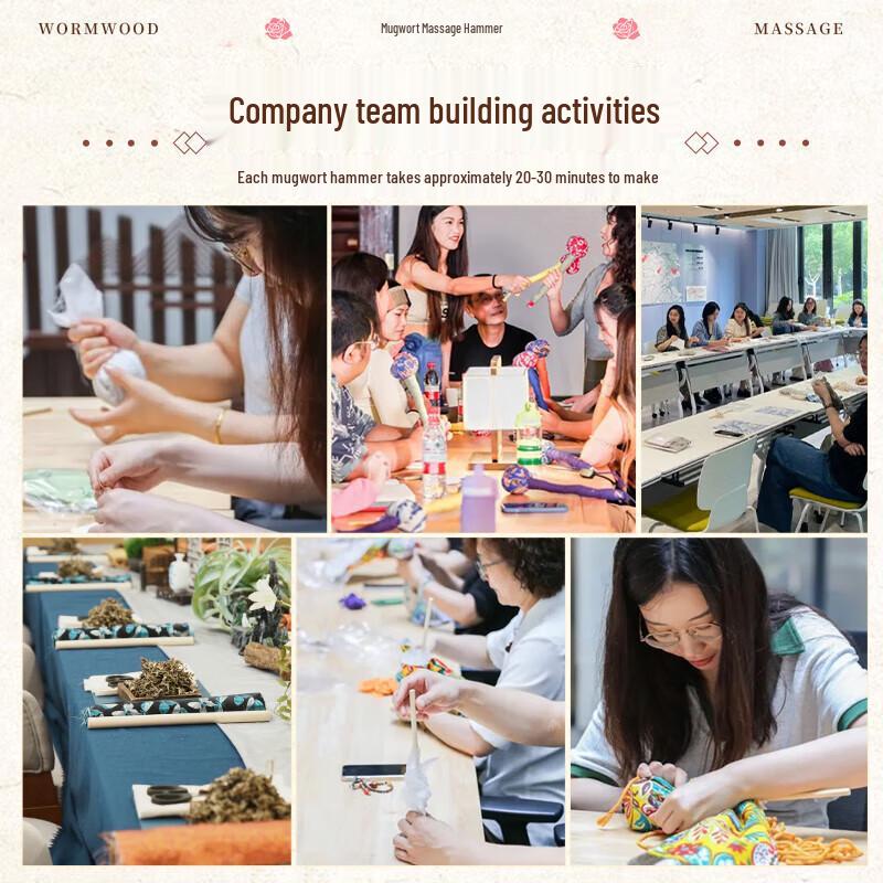 DIY Mugwort Massage Hammer Kit