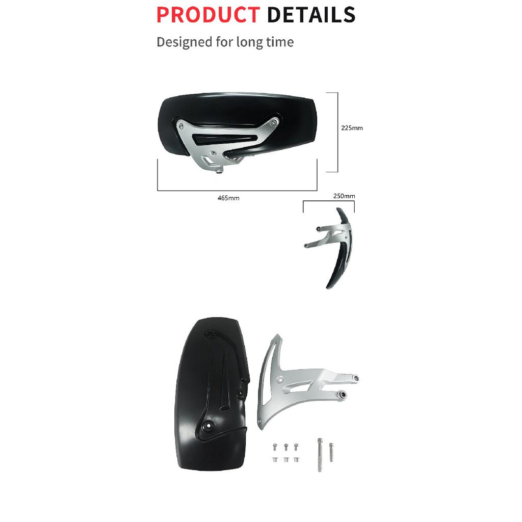 For BMW R1200GS LC ADV Adventure R1250GS Motorcycle Rear Fender Wheel Hugger Mudguard Splash Mud Guard For R 1250 1200 GS GS1200
