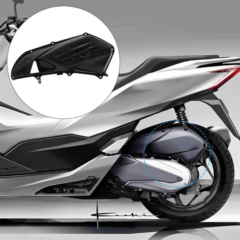 Motorcycle Air Filter Cover Carbon Fiber Pattern for PCX160 Improved Efficiency Reduced Maintenance And Noise Reduction