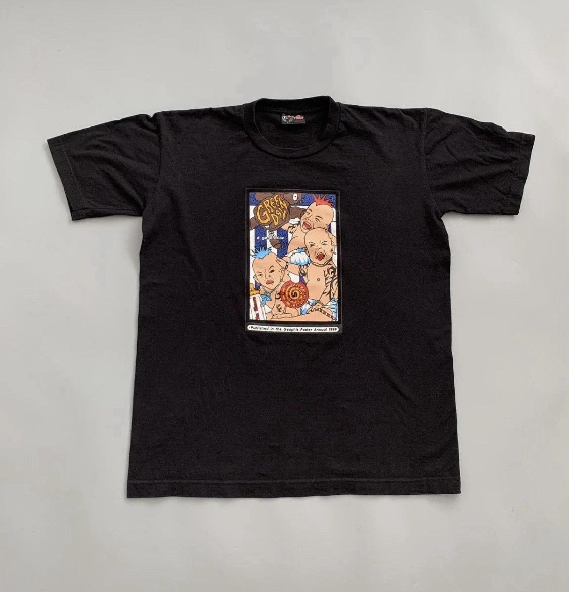 

Vintage 90s Green Day D Generation Rare Tour Tee Y2K 3XL