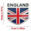UK Car Emblem Sticker - England British Flag Metal Emblem Sticker, Union Jack UK