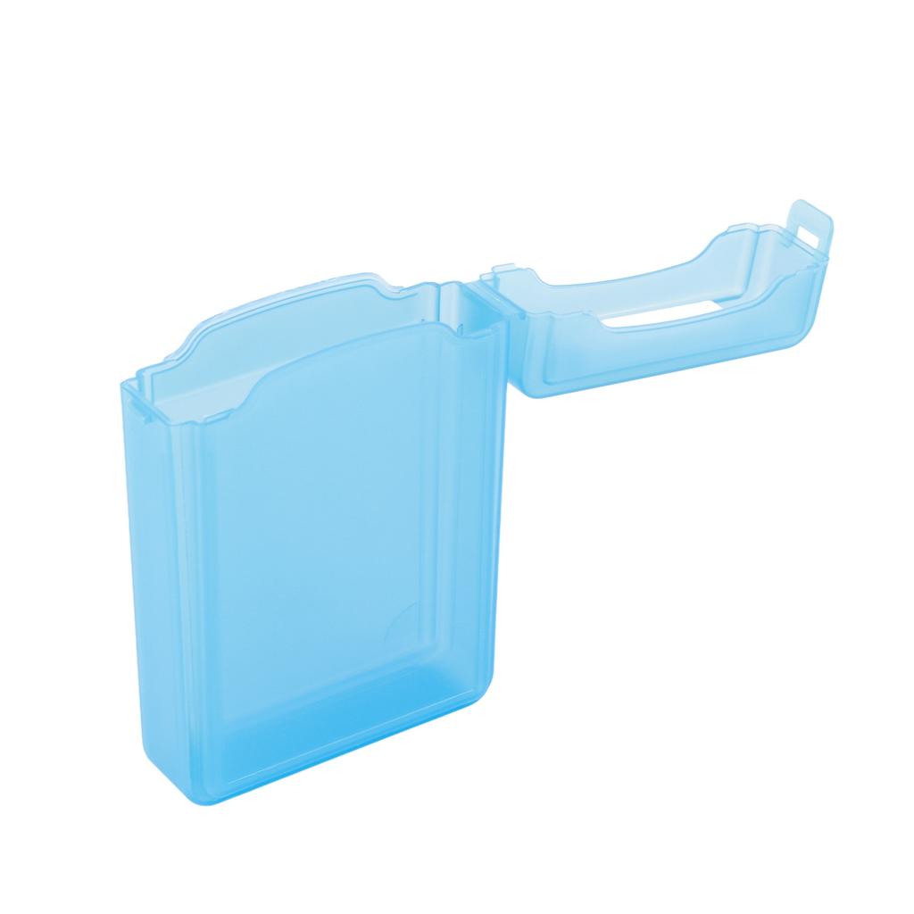 3.5" Pevné pouzdro HDD SSD Antistatický box na uložení disku Nárazuvzdorný Prachotěsný Protiskluzový Modrý (Ne